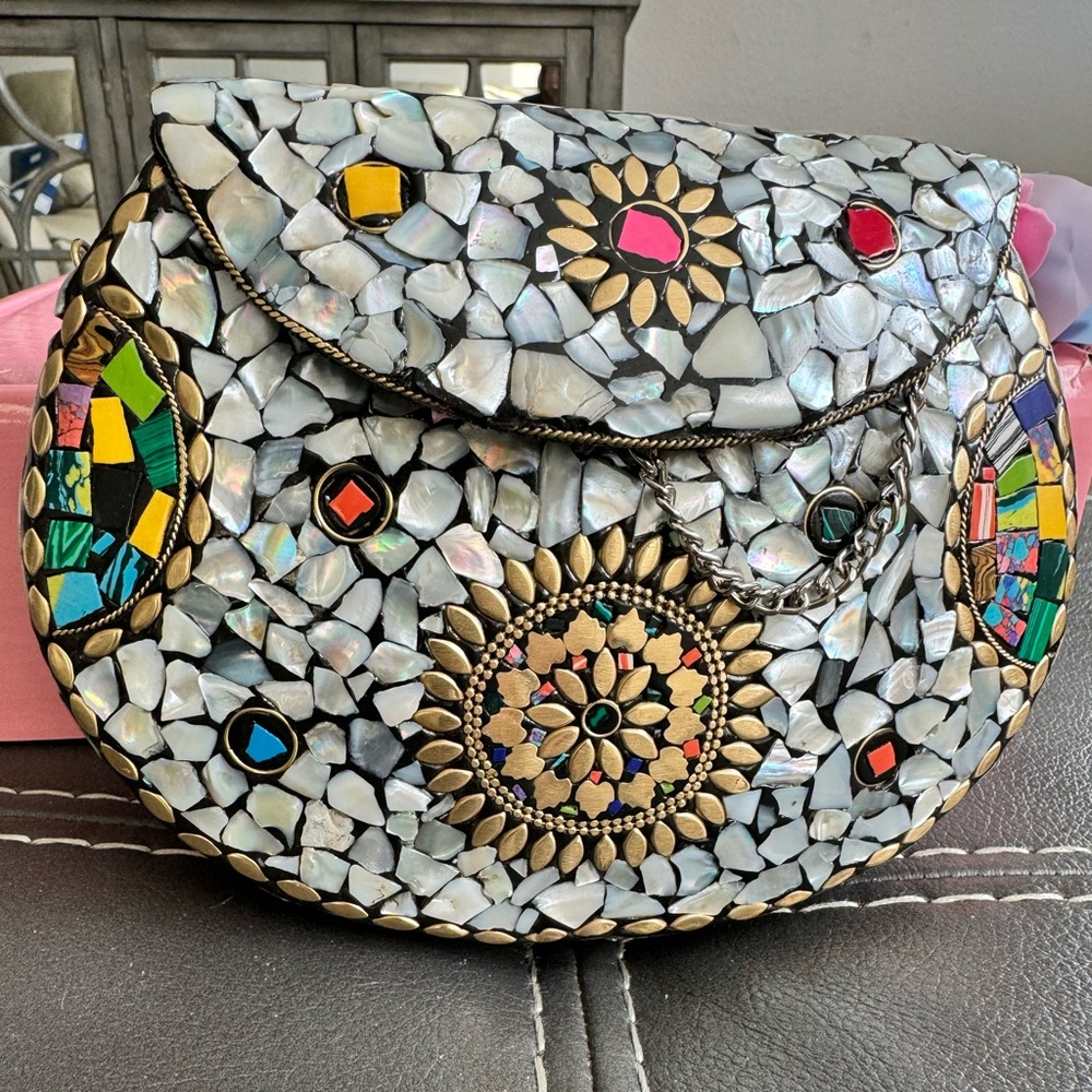 Ramla Mossiac Crossbody bag/clutch